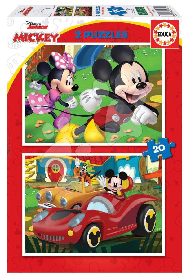 Puzzle Mickey Mouse Fun House Disney Educa 2 x 20 dílků