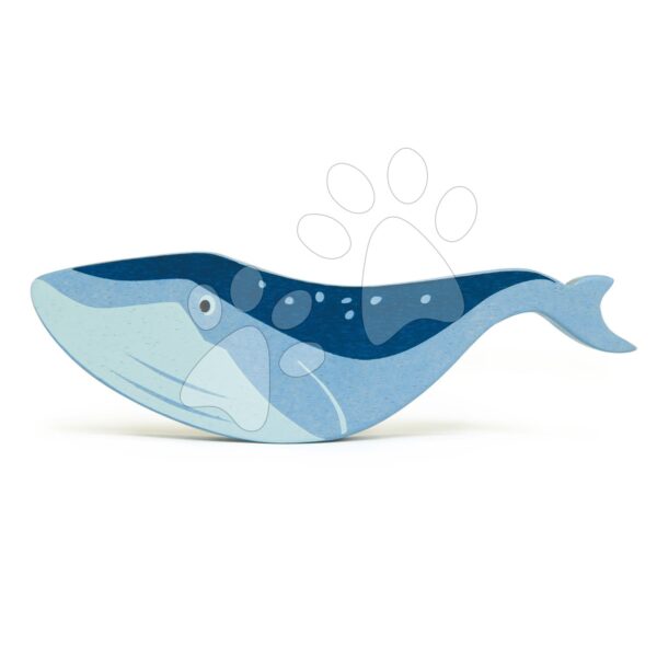 Dřevěná velryba Whale Tender Leaf Toys