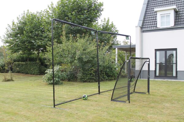 Záchytná síť pro míčové hry Backstop sport net 600 Exit Toys ocelový rám 300*600 cm