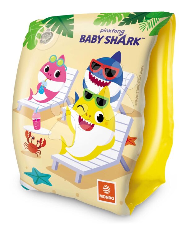 Nafukovací rukávky Baby Shark Arm Bands Mondo od 2–6 let