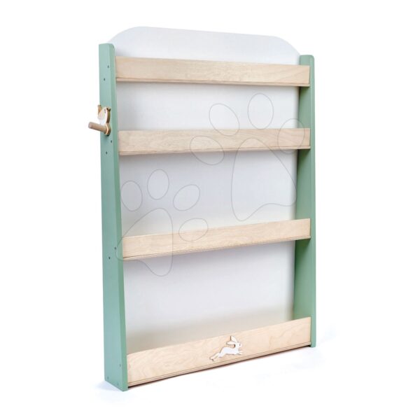 Dřevěná knihovna pro děti Forest Bookcase Tender Leaf Toys se 4 poličkami