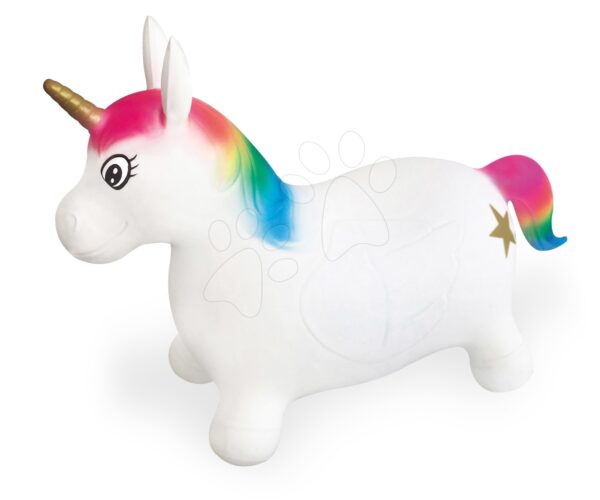 Mondo Jednorožec na skákání Unicorn Ride on gumový bílý 9132