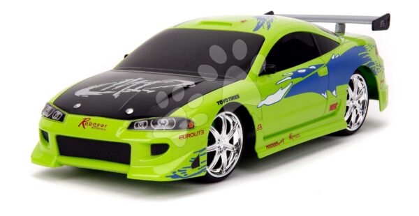 Autíčko na dálkové ovládání RC Brian Mitsubishi Eclipse 1995 Fast & Furious Jada délka 28 cm 1:16 od 6 let