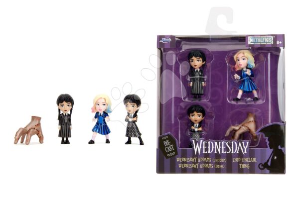 Figurky sběratelské Wednesday Metalfigs 4-pack Jada kovové sada 4 druhů