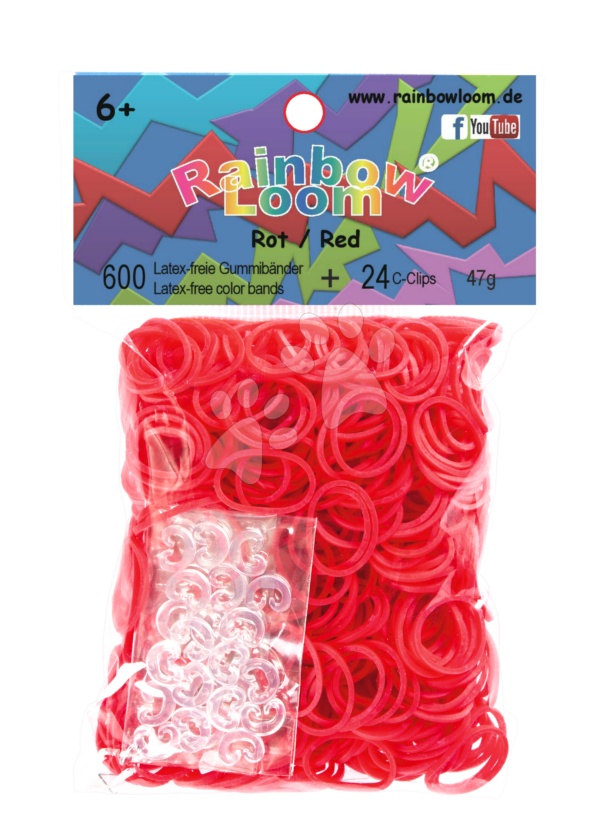 Rainbow Loom dětské gumičky 22048 červené