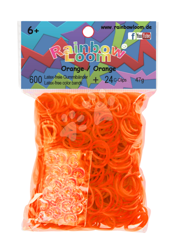 Rainbow Loom dětské gumičky 22116 oranžové