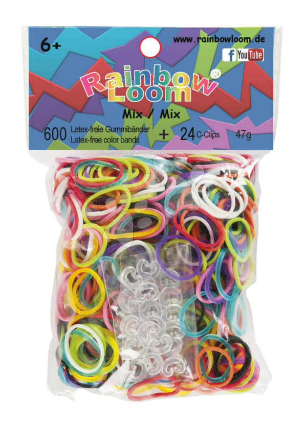 Rainbow Loom dětské gumičky mix barev 22017