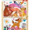 Dřevěné puzzle Animals Disney Educa 2 x 16 dílků