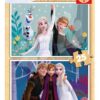 Dřevěné puzzle Frozen Educa 2 x 25 dílků