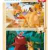 Dřevěné puzzle Lví král Disney Educa 2 x 25 dílků