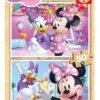 Dřevěné puzzle Minnie Educa 2 x 50 dílků