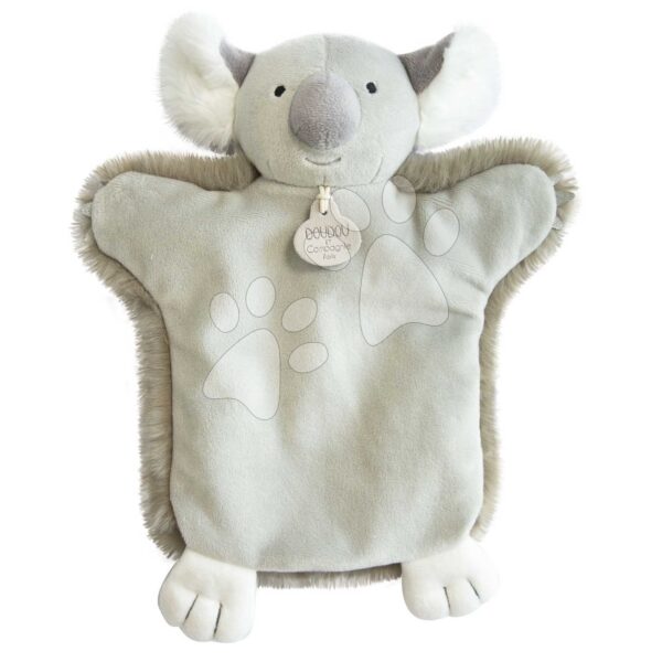 Plyšová koala na bábkové divadlo Koala Hand Puppet Doudou et Compagnie sivá 25 cm od 0 mes DC3619