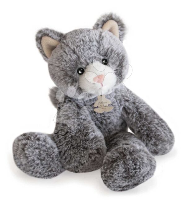 Plyšová mačička Cat Sweety Mousse Histoire d’ Ours v darčekovom balení sivá 25 cm od 0 mes HO3008