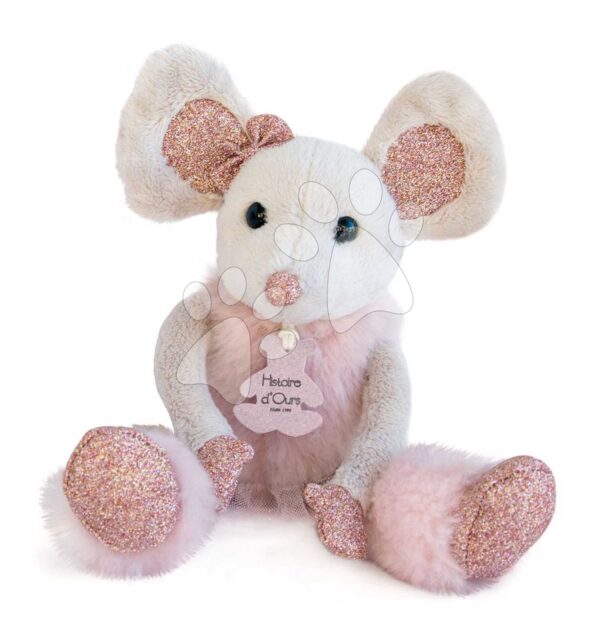 Plyšová myška Star Mouse Histoire d’ Ours sivá 25 cm od 0 mes HO2635