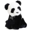 Plyšová panda BB Panda Histoire d’ Ours v darčekovom balení čierno-biela 23 cm od 0 mes HO2955