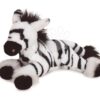 Plyšová zebra Zephir the Zebra Histoire d’ Ours v darčekovom balení čierno-biela 25 cm od 0 mes HO3048