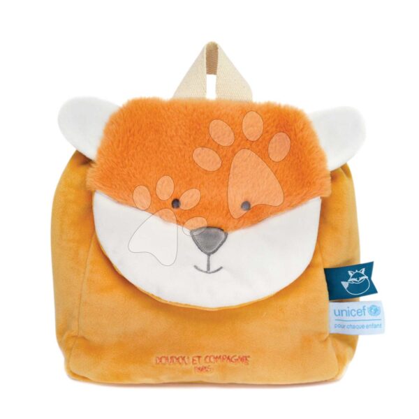 Plyšový batoh Fox Backpack Unicef Collection oranžový od 18 mes DC3831