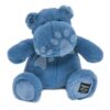 Plyšový hrošík Hip'Blue Histoire d’ Ours modrý 25 cm od 0 mes HO3109