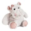 Plyšový hrošík Hippo Girl Histoire d’ Ours sivý 25 cm od 0 mes HO2628