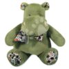 Plyšový hrošík so šatkou Hippo Bandana Almond Green Histoire d’ Ours zelený 22 cm od 0 mes HO3177