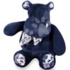 Plyšový hrošík so šatkou Hippo Bandana Nay Blue Histoire d’ Ours modrý 22 cm od 0 mes HO3178