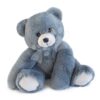 Plyšový medvedík Ours Oscar Blue Jean Histoire d’ Ours v darčekovom balení modrý 25 cm od 0 mes HO3024