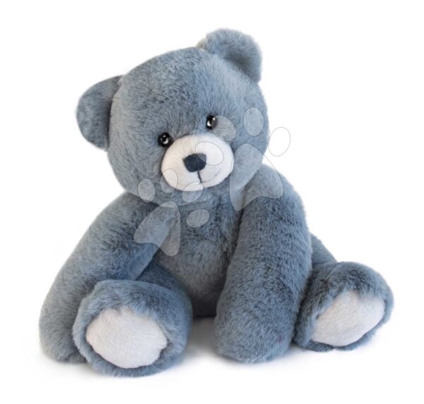 Plyšový medvedík Ours Oscar Blue Jean Histoire d’ Ours v darčekovom balení modrý 25 cm od 0 mes HO3024