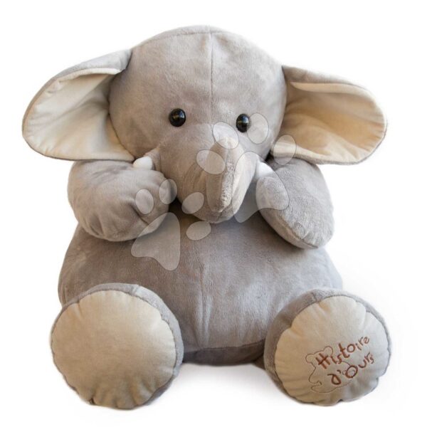 Plyšový slon Elephant Histoire d’ Ours sivý 60 cm od 0 mes HO1285