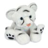 Plyšový snežný tiger White Baby Tiger Histoire d’ Ours v darčekovom balení biely 18 cm od 0 mes HO3053