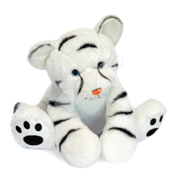 Plyšový snežný tiger White Baby Tiger Histoire d’ Ours v darčekovom balení biely 35 cm od 0 mes HO3055