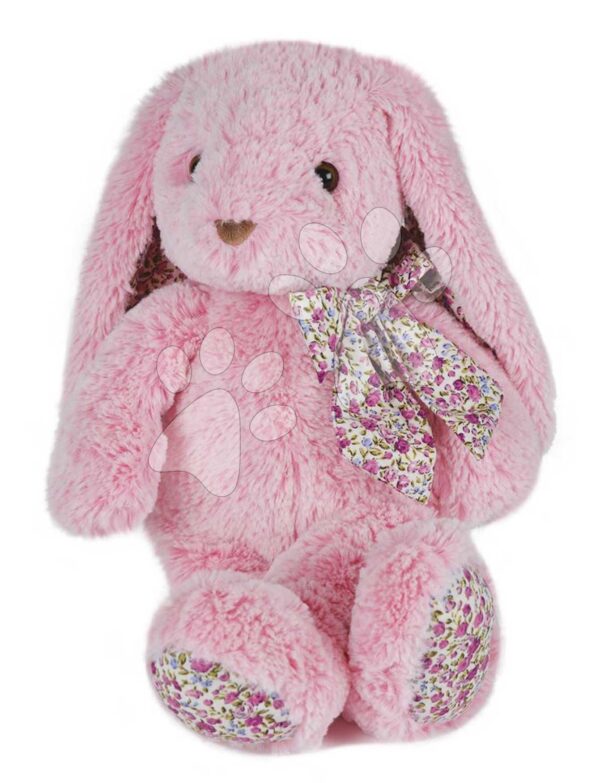 Plyšový zajac Bunny Pink Copain Calin Histoire d’ Ours v darčekovom balení ružový 40 cm od 0 mes HO2435