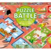 Puzzle Battle fantazie Fantasy Junior Educa 16 druhů puzzle 144 dílků a 16 karet s obrázky od 4 let