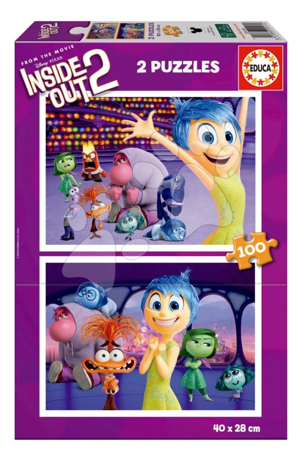 Puzzle Disney Inside Out Educa 2 x 100 dílků od 6 let