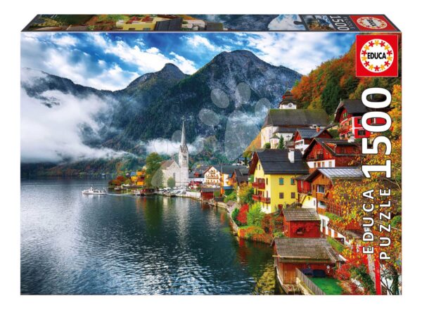 Puzzle Hallstatt Austria Educa 1500 dílků a Fix lepidlo