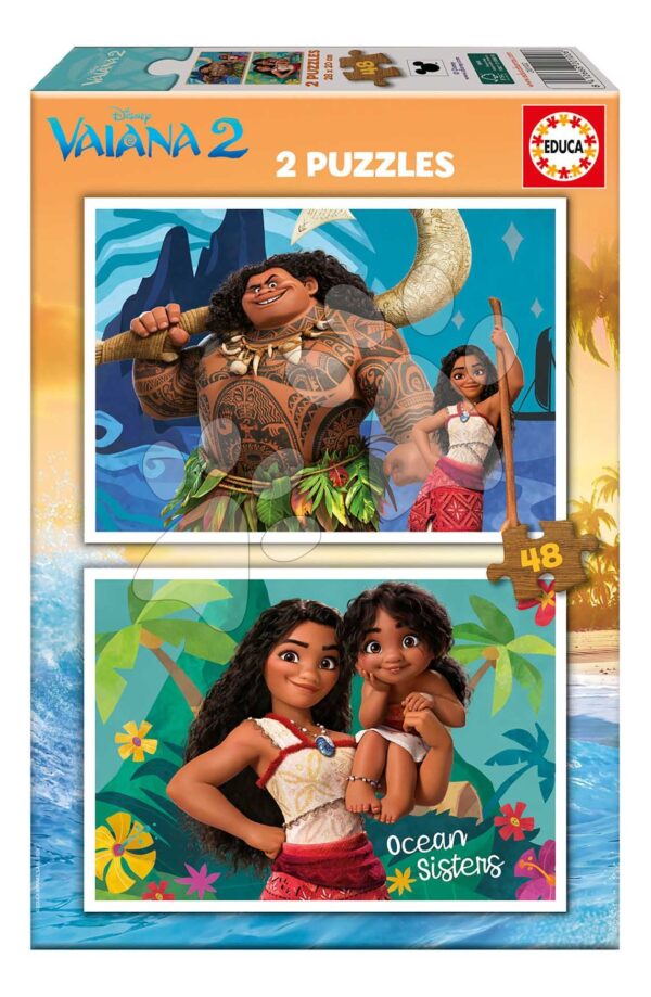 Puzzle Moana Disney Educa 2 x 48 dílků od 4 let