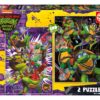 Puzzle Ninja Turtles Educa 2 x 500 dílků a Fix lepidlo