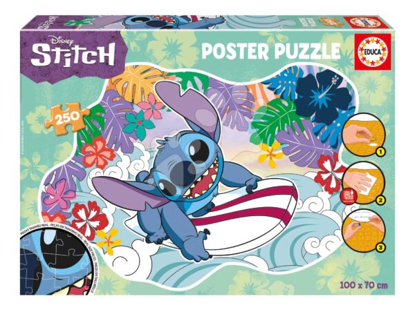 Puzzle plakát Stitch Disney Educa 250 dílků od 8 let