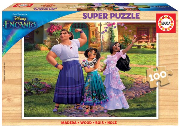 Dřevěné puzzle Encanto Disney Educa 100 dílků od 6 let