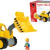 Nakladač Power Worker Wheel Loader + Figurine BIG pracovní stroj 47 cm – gumová kola od 2 let - Image 2