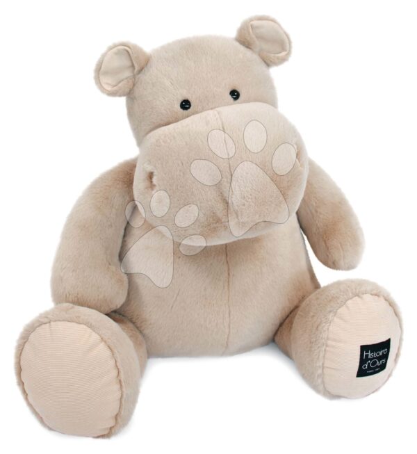 Plyšový hroch Hip' Cool Hippo Cocooning Histoire d’ Ours béžový 85 cm od 0 měsíců