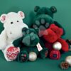 Plyšový hroch Pine Green Hippo Cocooning Histoire d’Ours zelený 25 cm od 0 měsíců - Image 2