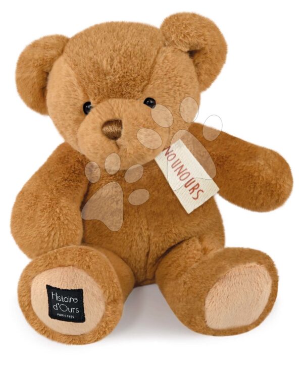 Plyšový medvídek Hazelnut Le Nounours Histoire d’ Ours hnědý 28 cm od 0 měsíců