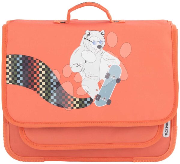 Školní aktovka Schoolbag Paris Large Boogie Bear Jack Piers ergonomická luxusní provedení od 6 let 38*32*15 cm