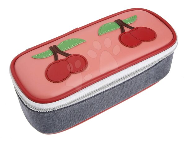 Školní penál Pencil Box Cherry Pink Jeune Premier ergonomický luxusní provedení 22*7 cm