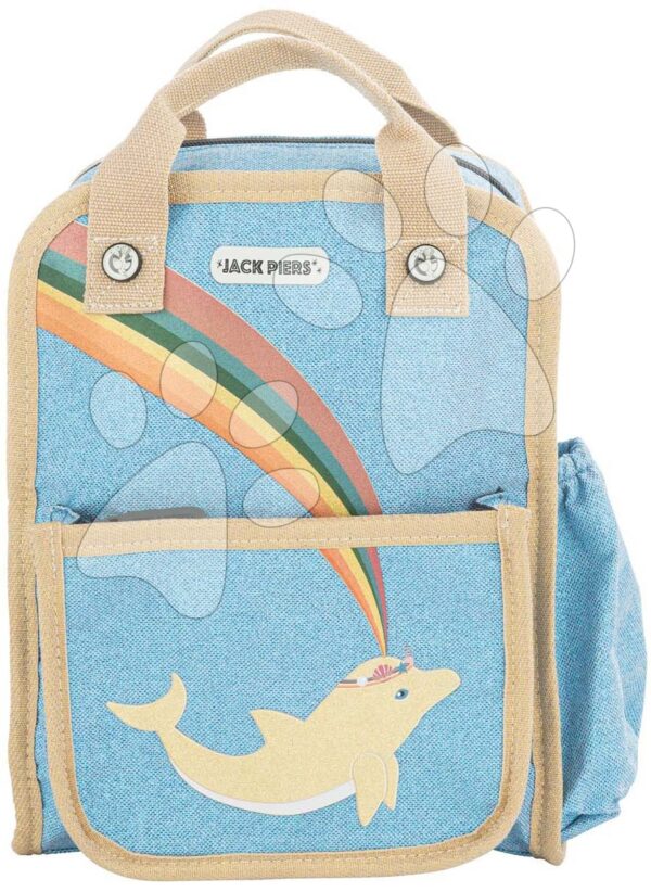 Školní taška batoh Backpack Amsterdam Small Dolphin Jack Piers malá ergonomická luxusní provedení od 2 let 23*28*11 cm