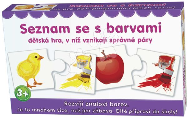 Naučná společenská hra Seznam se s barvami Dohány česká verze