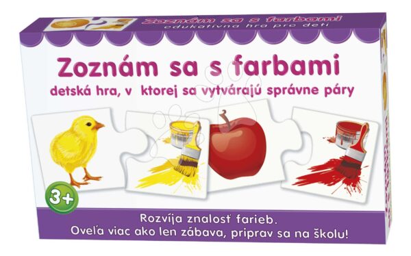 Naučná společenská hra Seznam se s barvami Dohány slovenská verze