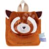 Plyšový batoh Red Panda Backpack Unicef ​​Collection Doudou et Compagnie hnědý od 18 měsíců