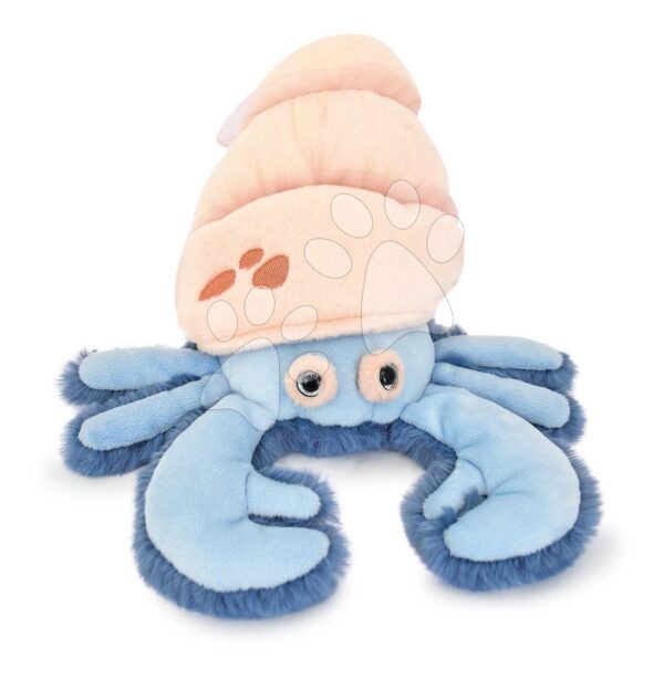 Plyšový krab poustevníček Hermit Crab Marine Treasure Histoire d’ Ours růžovo-modrý 26 cm od 0 měs