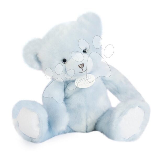 Plyšový medvídek Ice Blue Ours Collection Doudou et Compagnie modrý 37 cm od 0 měsíců DC3585